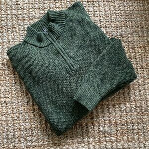 Red Head Men’s Zip Neck Sweater